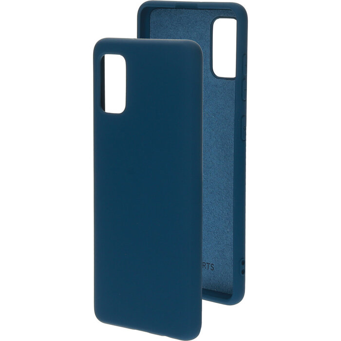 Mobiparts Mobiparts Siliconen Cover voor Samsung Galaxy A41 - Blueberry Blue