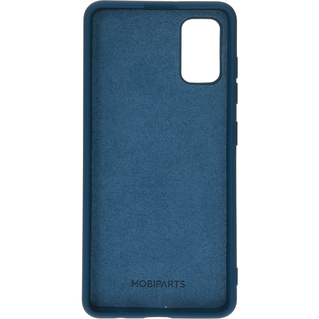 Mobiparts Mobiparts Siliconen Cover voor Samsung Galaxy A41 - Blueberry Blue