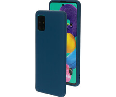 Mobiparts Mobiparts Siliconen Cover voor Samsung Galaxy A51 - Blueberry Blue