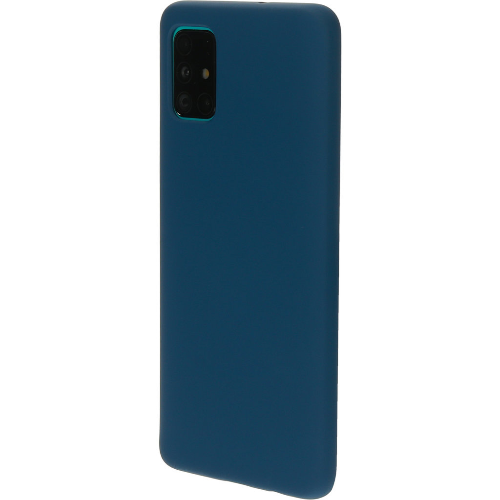 Mobiparts Mobiparts Siliconen Cover voor Samsung Galaxy A51 - Blueberry Blue