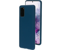 Mobiparts Mobiparts Siliconen Cover voor Samsung Galaxy S20 Plus - Blueberry Blue