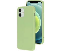 Mobiparts Mobiparts Siliconen Cover voor Apple iPhone 12 / 12 Pro - Pistache Groen