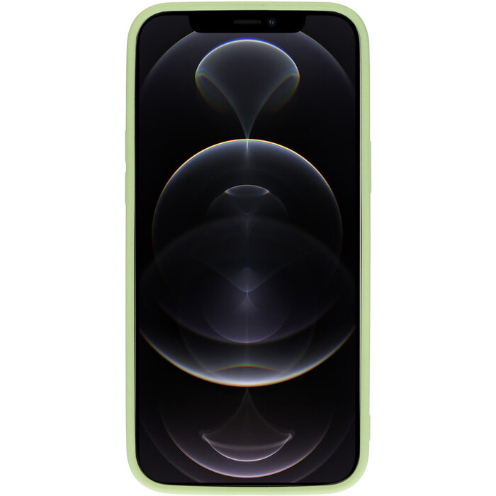 Mobiparts Mobiparts Siliconen Hoesje voor iPhone 12 Pro Max - Pistachegroen