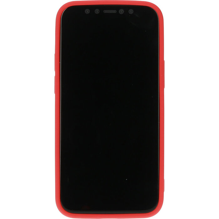 Mobiparts Mobiparts Silicone Cover voor iPhone 12 Mini - Scarlet Red