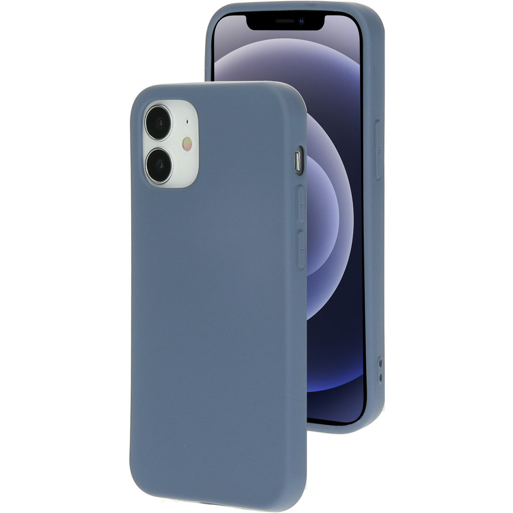 Mobiparts Mobiparts Siliconen Cover voor iPhone 12 Mini - Royal Grey