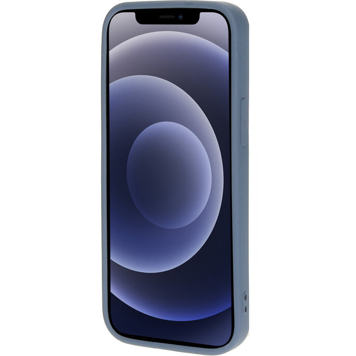 Mobiparts Mobiparts Siliconen Cover voor iPhone 12 Mini - Royal Grey