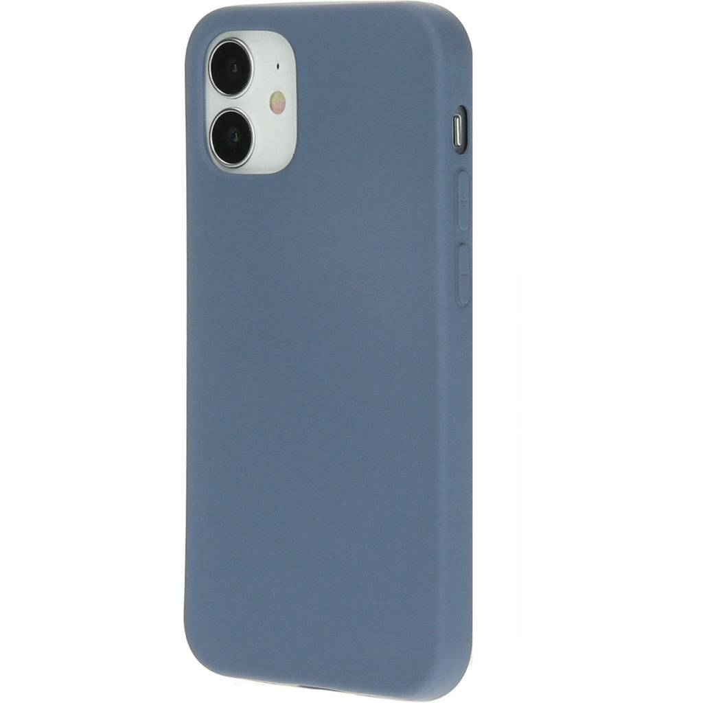 Mobiparts Mobiparts Siliconen Cover voor iPhone 12 Mini - Royal Grey
