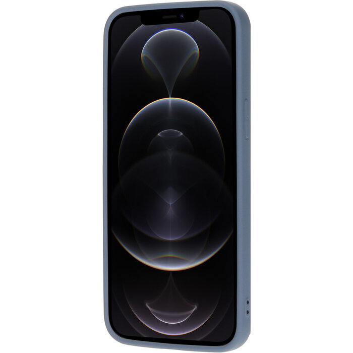 Mobiparts Mobiparts Silicone Cover voor iPhone 12 Pro Max - Royal Grey