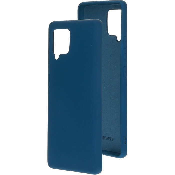 Mobiparts Mobiparts Siliconen Cover voor Samsung Galaxy A42 - Blueberry Blue