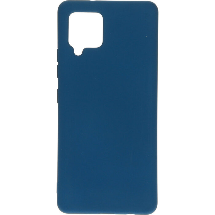 Mobiparts Mobiparts Siliconen Cover voor Samsung Galaxy A42 - Blueberry Blue