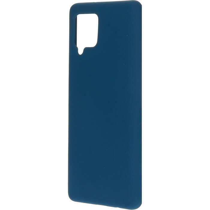 Mobiparts Mobiparts Siliconen Cover voor Samsung Galaxy A42 - Blueberry Blue