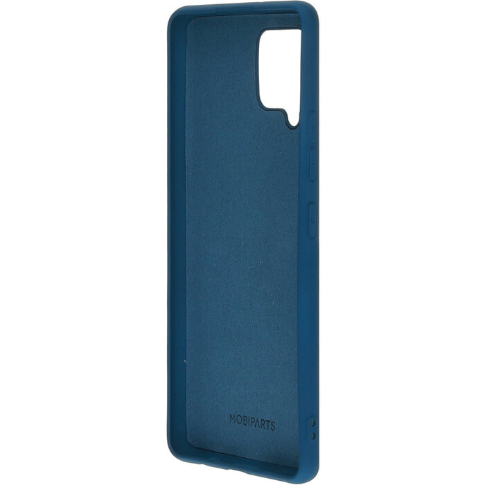 Mobiparts Mobiparts Siliconen Cover voor Samsung Galaxy A42 - Blueberry Blue
