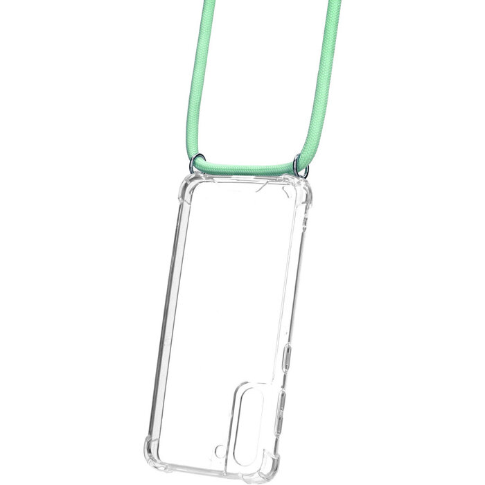 Mobiparts Mobiparts Lanyard Case Samsung Galaxy S21 Green Cord