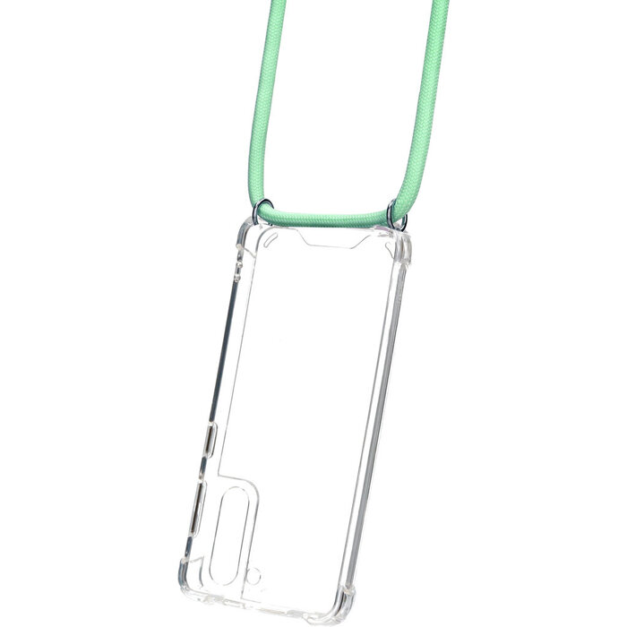 Mobiparts Mobiparts Lanyard Case Samsung Galaxy S21 Green Cord