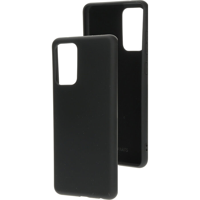Mobiparts Mobiparts Siliconen Cover voor Samsung Galaxy A72 - Zwart