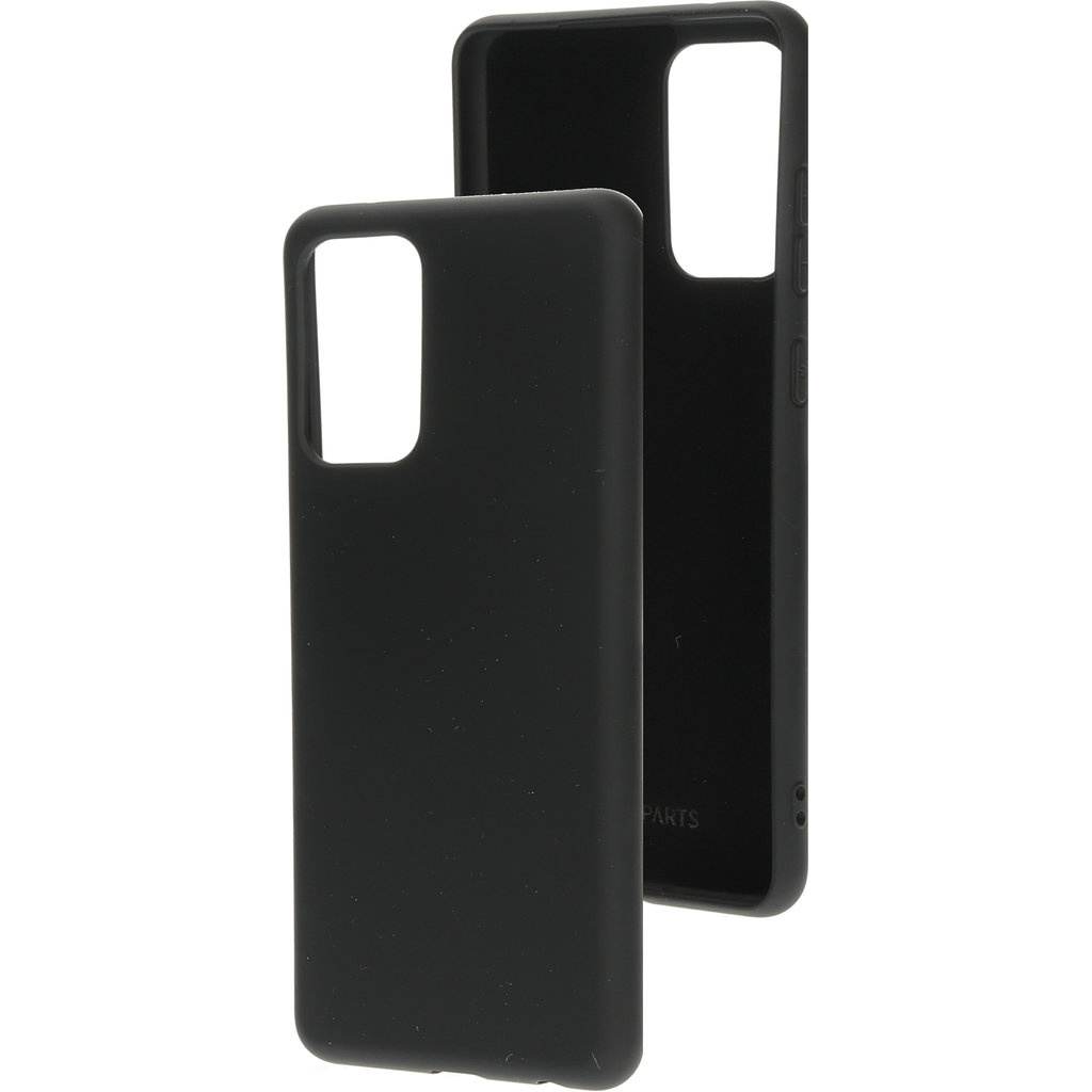 Mobiparts Mobiparts Siliconen Cover voor Samsung Galaxy A72 - Zwart