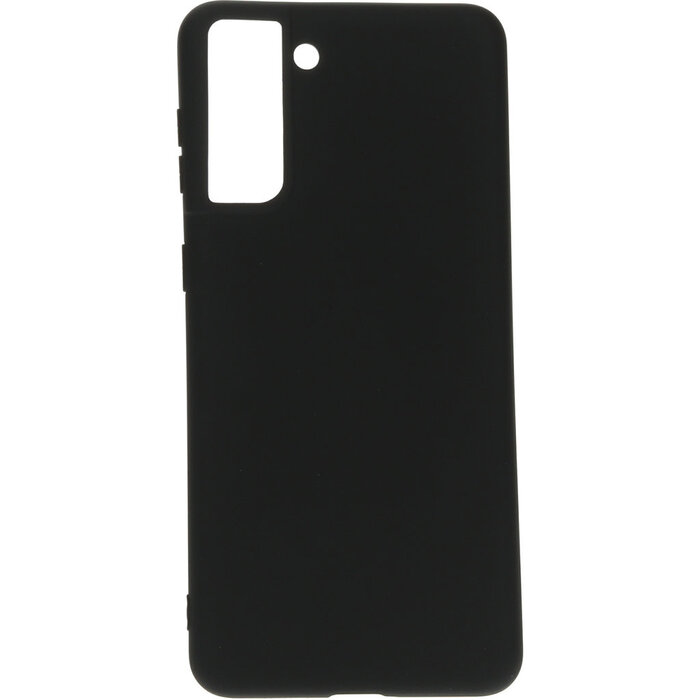 Mobiparts Mobiparts Silicone Cover voor Samsung Galaxy S21 Plus - Zwart