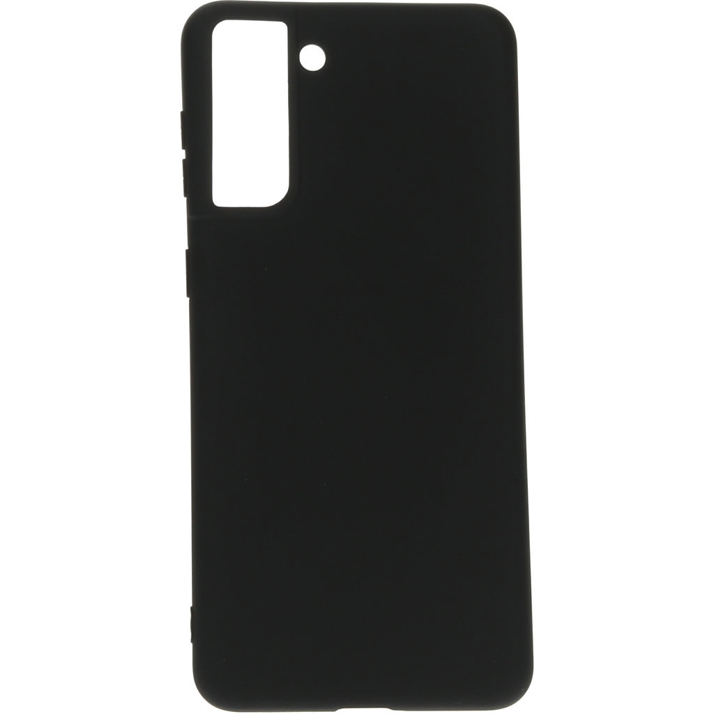 Mobiparts Mobiparts Silicone Cover voor Samsung Galaxy S21 Plus - Zwart