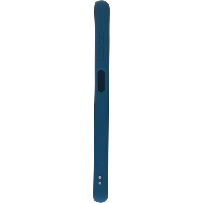 Mobiparts Mobiparts Siliconen Backcover voor Samsung Galaxy A12 - Blueberry Blue