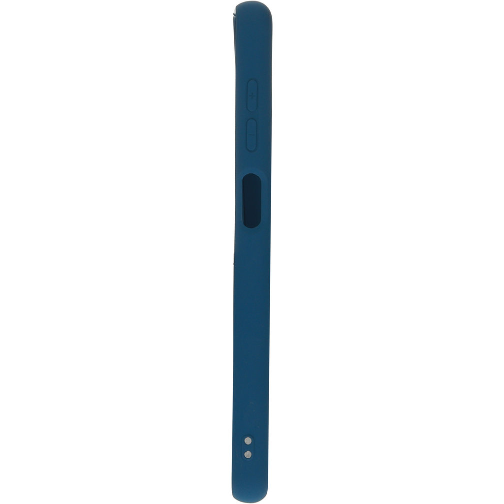 Mobiparts Mobiparts Siliconen Backcover voor Samsung Galaxy A12 - Blueberry Blue