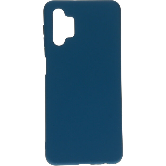 Mobiparts Mobiparts Siliconen Cover voor Samsung Galaxy A32 5G - Blueberry Blue