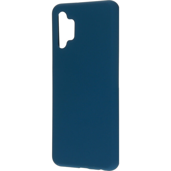 Mobiparts Mobiparts Siliconen Cover voor Samsung Galaxy A32 5G - Blueberry Blue