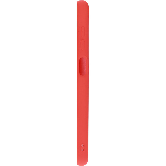 Mobiparts Mobiparts Siliconen Cover voor Samsung Galaxy A12 - Scarlet Red