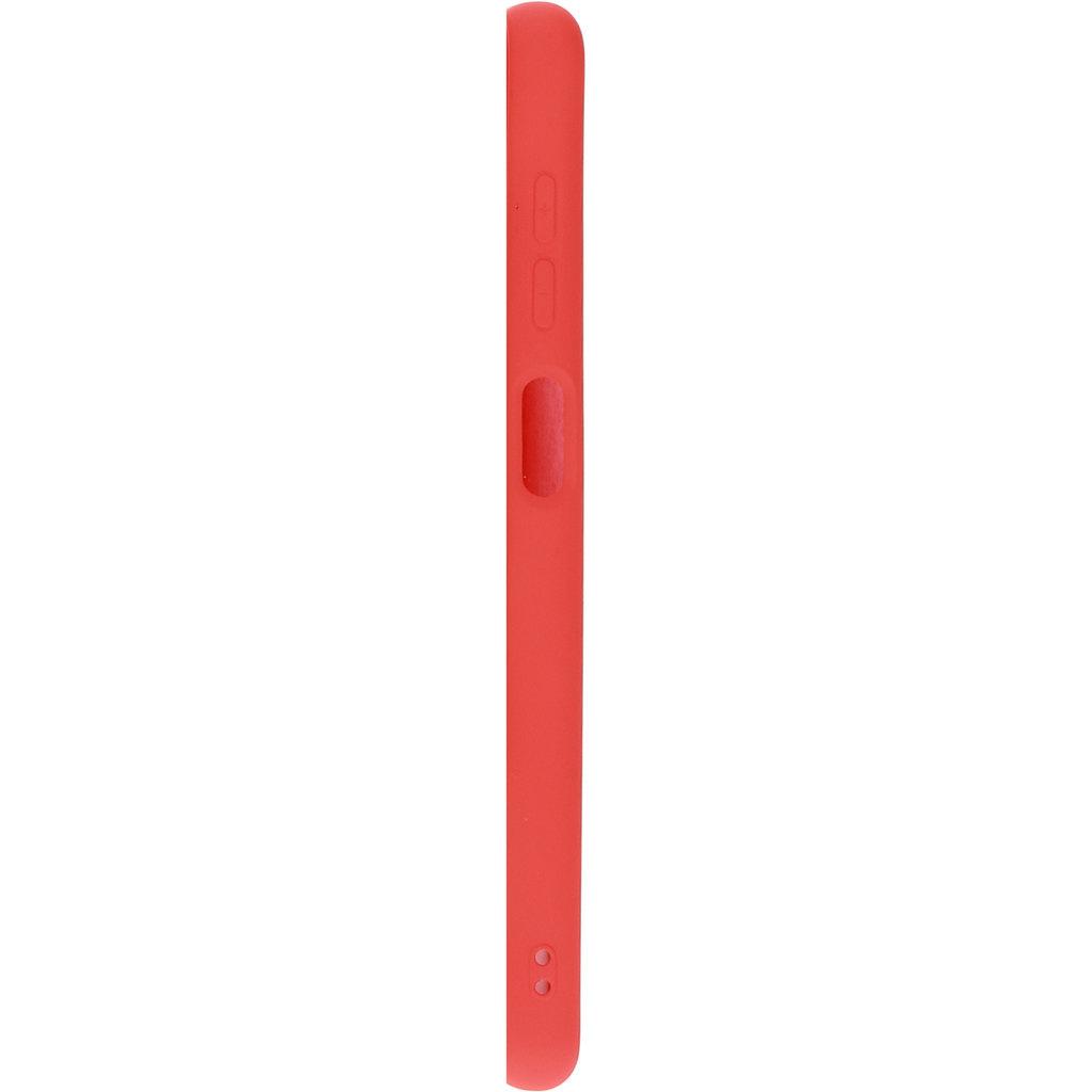 Mobiparts Mobiparts Siliconen Cover voor Samsung Galaxy A12 - Scarlet Red