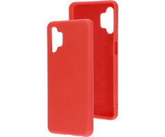 Mobiparts Mobiparts Siliconen Cover voor Samsung Galaxy A32 5G - Scarlet Red