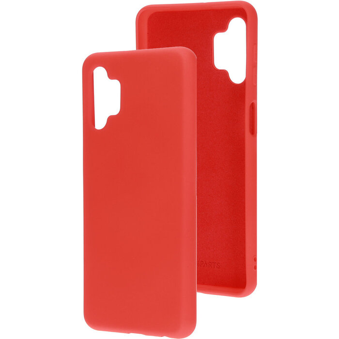 Mobiparts Mobiparts Siliconen Cover voor Samsung Galaxy A32 5G - Scarlet Red