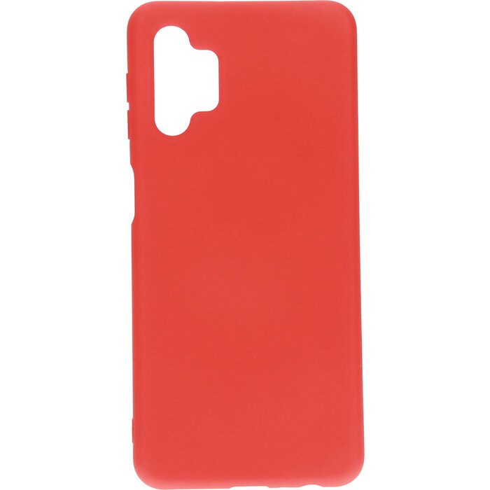 Mobiparts Mobiparts Siliconen Cover voor Samsung Galaxy A32 5G - Scarlet Red