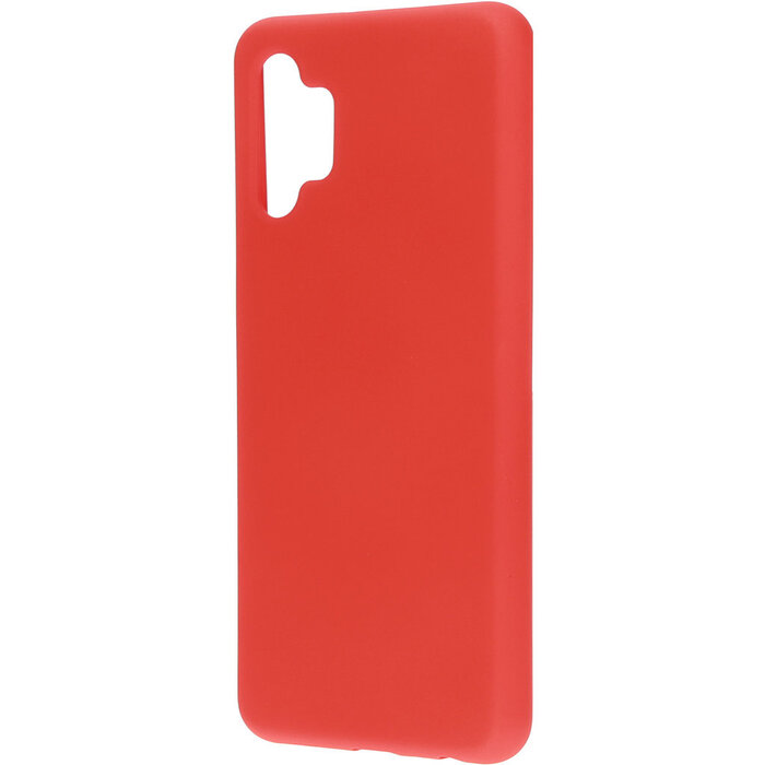 Mobiparts Mobiparts Siliconen Cover voor Samsung Galaxy A32 5G - Scarlet Red