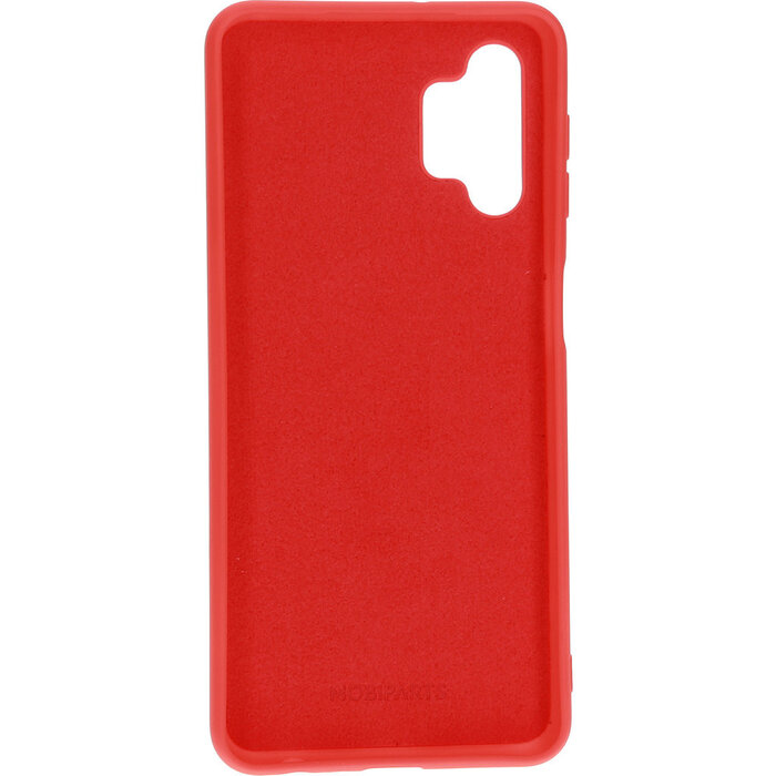 Mobiparts Mobiparts Siliconen Cover voor Samsung Galaxy A32 5G - Scarlet Red