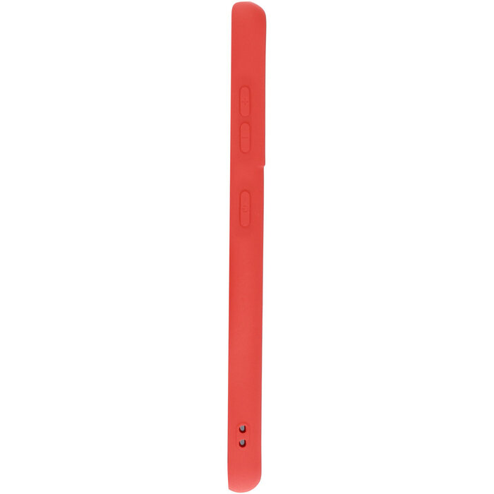Mobiparts Mobiparts Silicone Cover voor Samsung Galaxy S21 - Scarlet Red