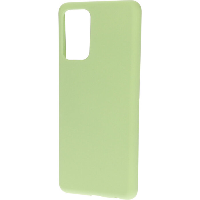 Mobiparts Mobiparts Silicone Cover voor Samsung Galaxy A72 (4G/5G) - Pistachegroen