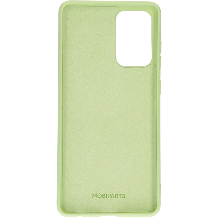 Mobiparts Mobiparts Silicone Cover voor Samsung Galaxy A72 (4G/5G) - Pistachegroen
