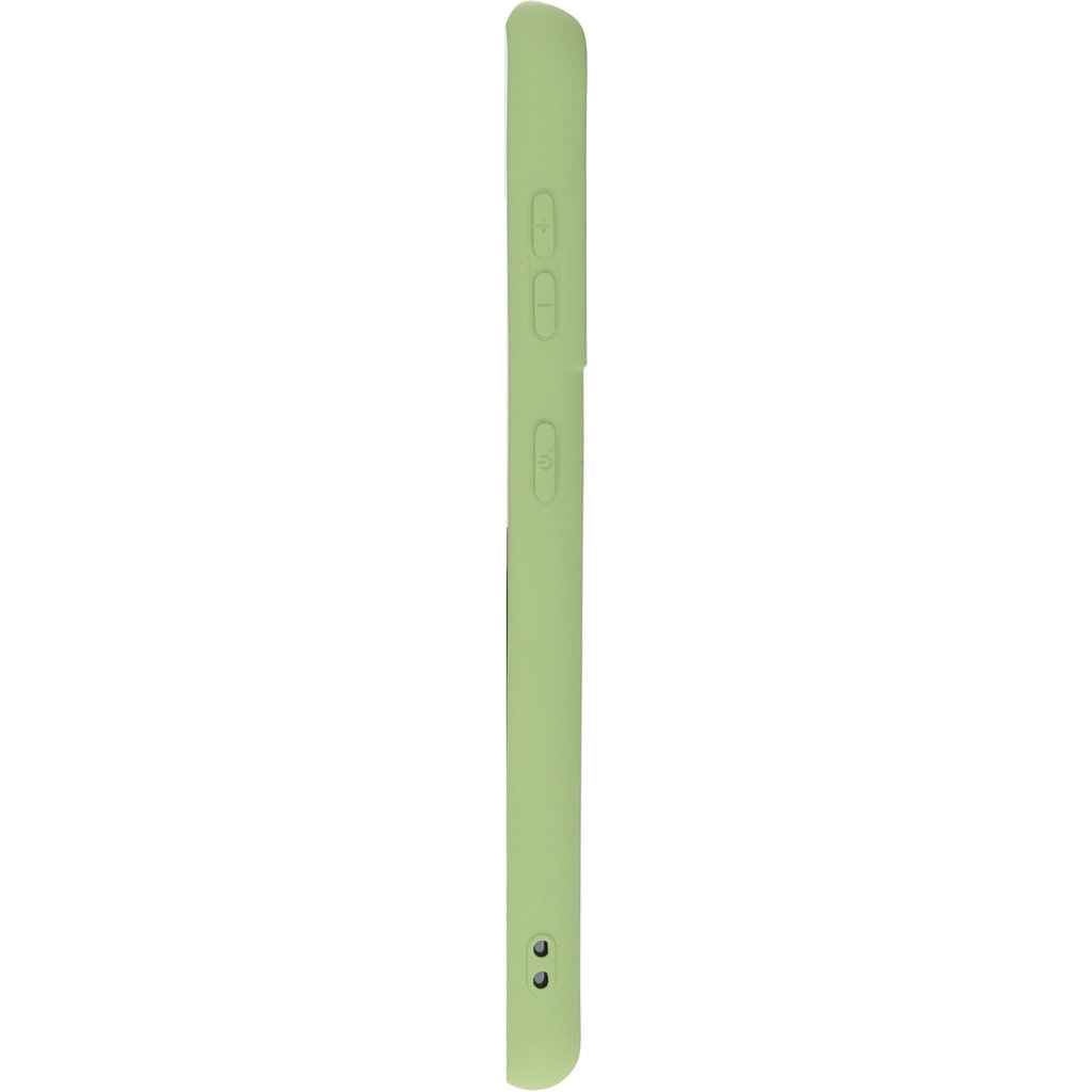 Mobiparts Mobiparts Siliconen Cover voor Samsung Galaxy S21 - Pistache Groen