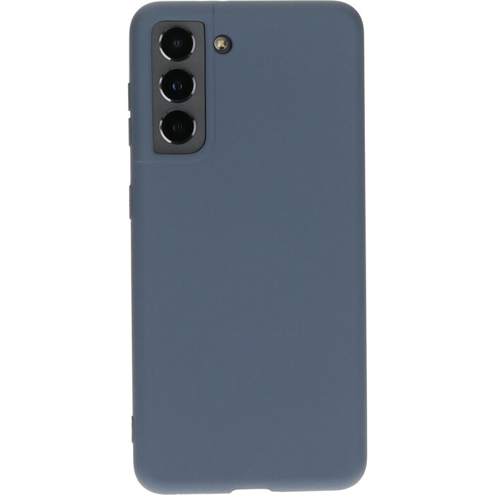 Mobiparts Mobiparts Silicone Cover Samsung Galaxy S21 Royal Grey