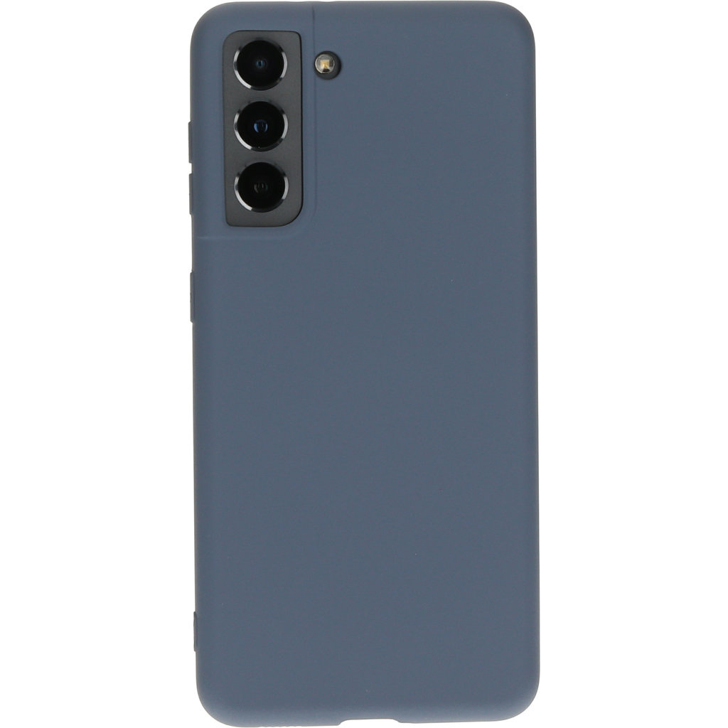 Mobiparts Mobiparts Silicone Cover Samsung Galaxy S21 Royal Grey
