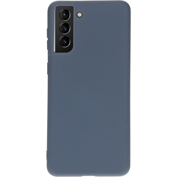 Mobiparts Mobiparts Silicone Cover Samsung Galaxy S21 Plus Royal Grey
