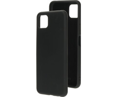 Mobiparts Mobiparts Siliconen Back Cover voor Samsung Galaxy A22 5G - Zwart