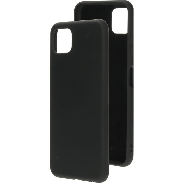 Mobiparts Mobiparts Siliconen Back Cover voor Samsung Galaxy A22 5G - Zwart