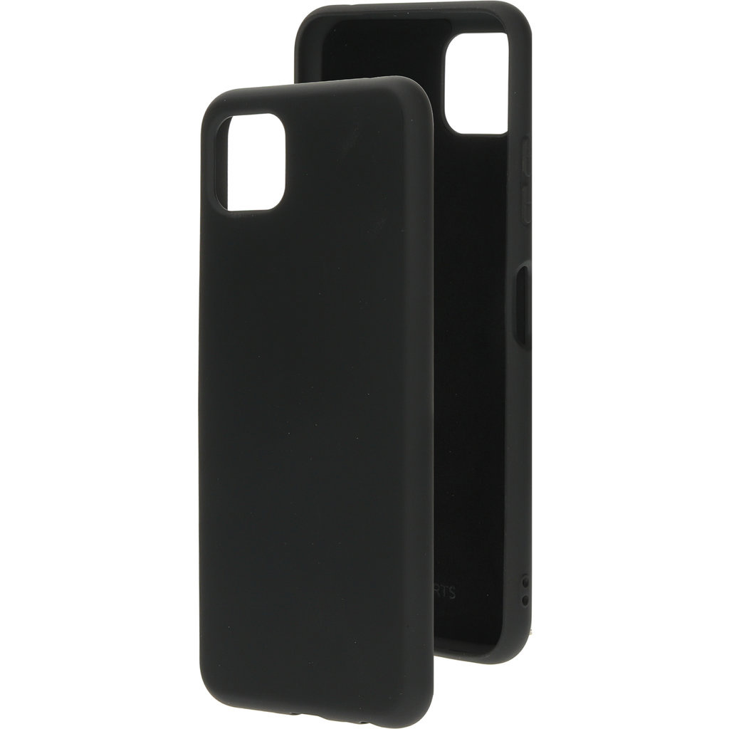 Mobiparts Mobiparts Siliconen Back Cover voor Samsung Galaxy A22 5G - Zwart