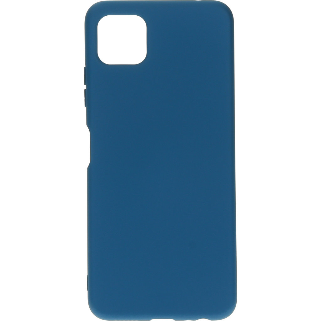 Mobiparts Mobiparts Siliconen Cover voor Samsung Galaxy A22 5G - Blueberry Blue
