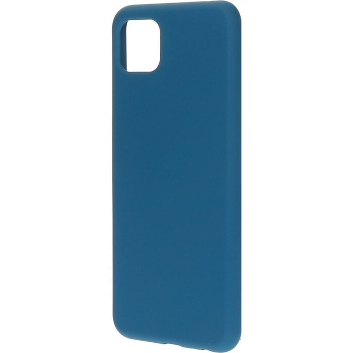 Mobiparts Mobiparts Siliconen Cover voor Samsung Galaxy A22 5G - Blueberry Blue