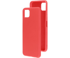 Mobiparts Mobiparts Siliconen Hoesje voor Samsung Galaxy A22 5G - Scarlet Red