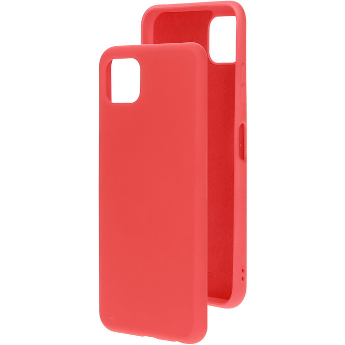 Mobiparts Mobiparts Siliconen Hoesje voor Samsung Galaxy A22 5G - Scarlet Red
