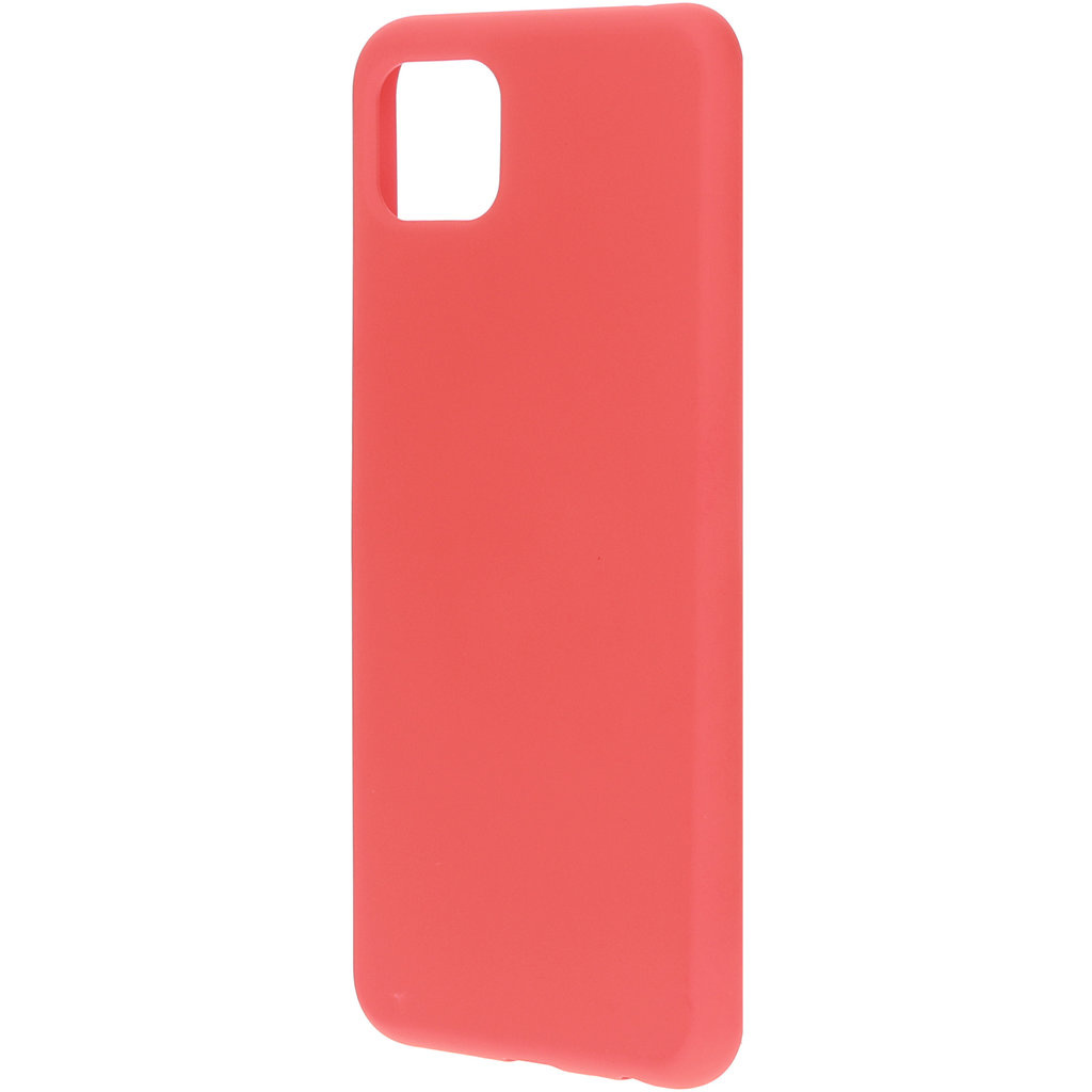 Mobiparts Mobiparts Siliconen Hoesje voor Samsung Galaxy A22 5G - Scarlet Red