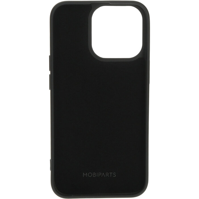 Mobiparts Mobiparts Siliconen Cover voor Apple iPhone 13 Pro - Zwart