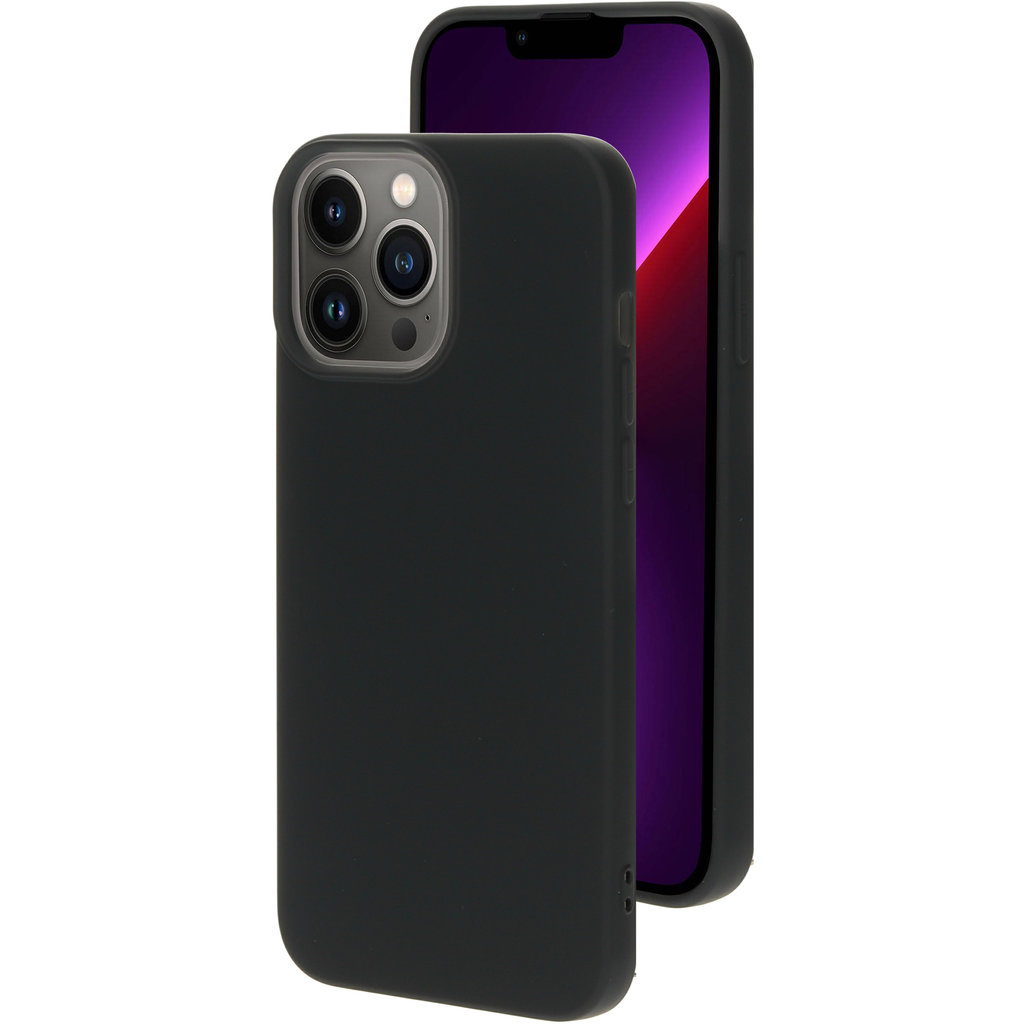 Mobiparts Mobiparts Siliconen Cover voor Apple iPhone 13 Pro Max - Zwart